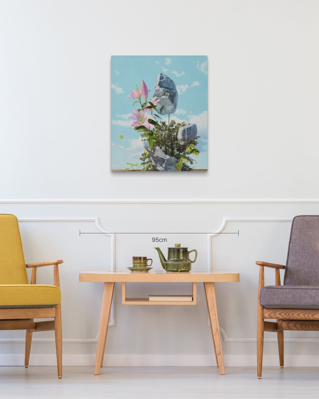 korean art, Confession I - DOKHBI ARTWORKS Painting PARK JUNG YONG ARTWORKS dokkaebi dokebi k - art Confession I size reference 72.7x60.6cm - original Korean painting by PARK JUNG YONG DOKHBI