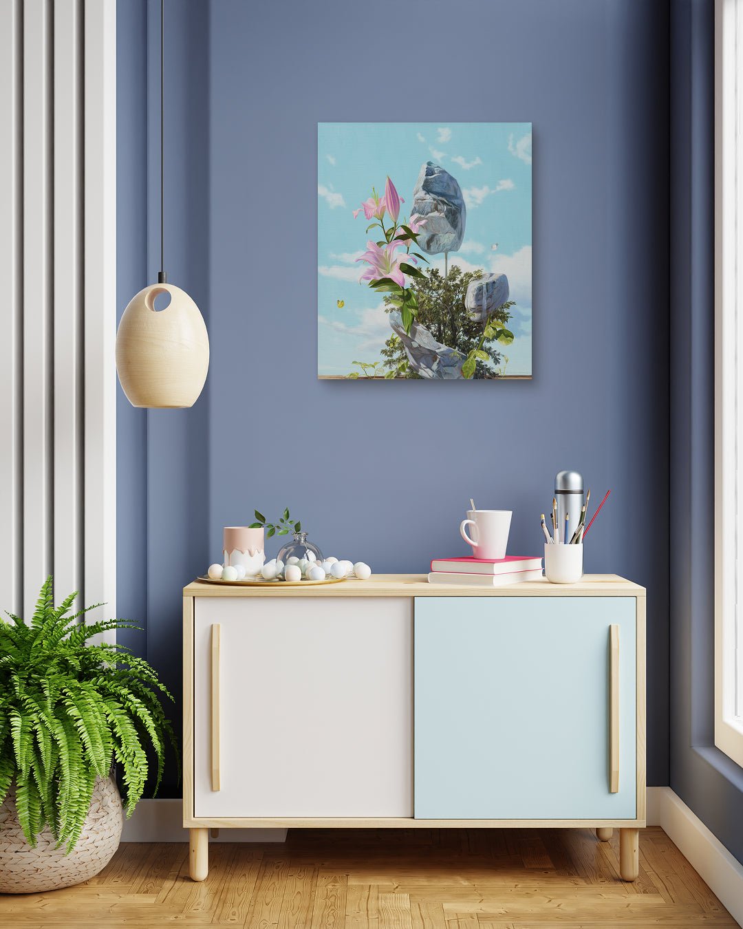 korean art, Confession I - DOKHBI ARTWORKS Painting PARK JUNG YONG ARTWORKS dokkaebi dokebi k - art Korean contemporary painting Confession I by PARK JUNG YONG, interior wall art decor DOKHBI