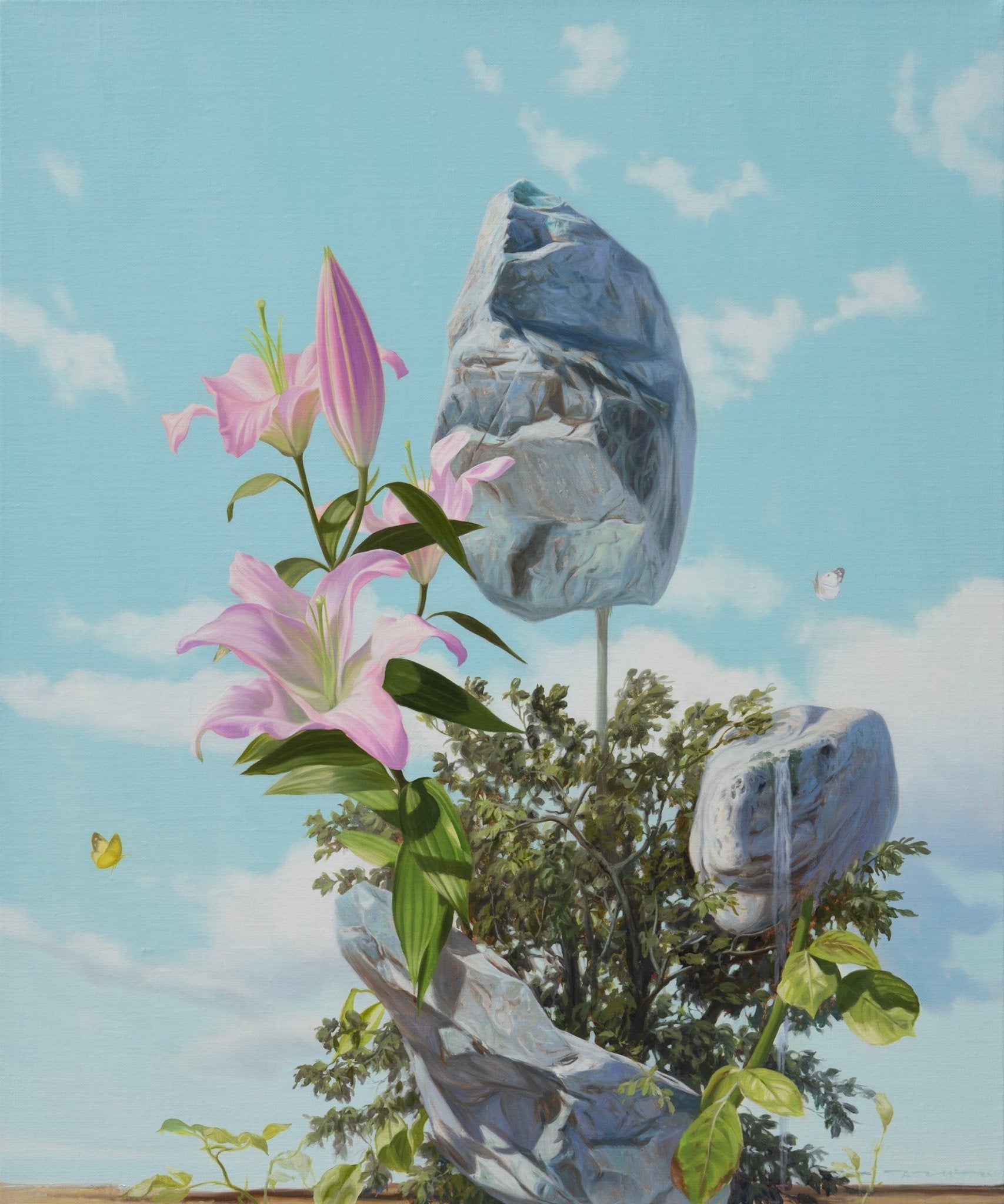 korean art, Confession I - DOKHBI ARTWORKS Painting PARK JUNG YONG ARTWORKS dokkaebi dokebi k - art Confession I - Oil on Canvas 72.7x60.6cm by PARK JUNG YONG, Korean Contemporary Art 2024 DOKHBI