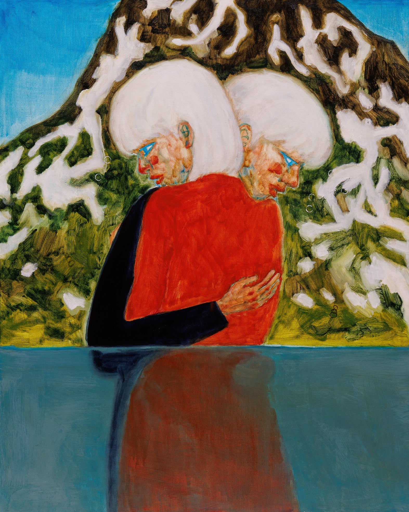 korean art, Crossed Beings - DOKHBI ARTWORKS Jineui Heo Painting ARTWORKS dokkaebi dokebi k - art Crossed Beings DOKHBI