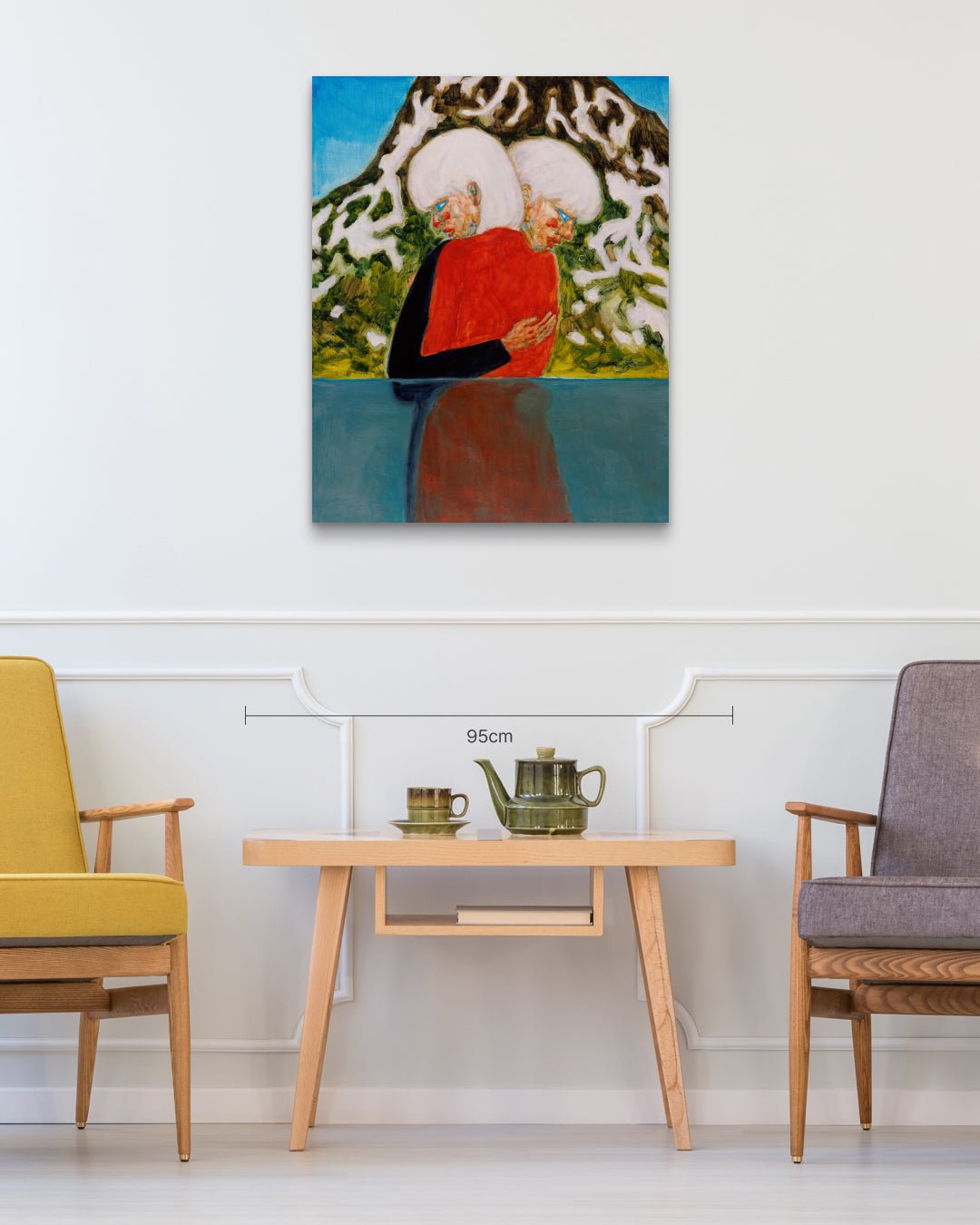 korean art, Crossed Beings - DOKHBI ARTWORKS Jineui Heo Painting ARTWORKS dokkaebi dokebi k - art Crossed Beings DOKHBI