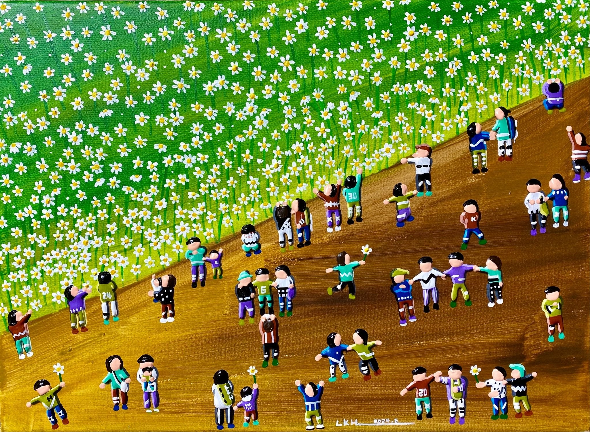 korean art, Daisy - DOKHBI $1000 ARTWORKS Lee Kyoung Hyun