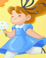 korean art, Daisy lover - DOKHBI $1000 ARTWORKS Hyoji Lee ARTWORKS dokkaebi dokebi k-art #original_value# DOKHBI