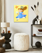 korean art, Daisy lover - DOKHBI $1000 ARTWORKS Hyoji Lee ARTWORKS dokkaebi dokebi k-art #original_value# DOKHBI