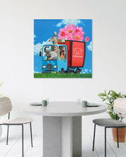 korean art, Delivering Flowers - DOKHBI ARTWORKS Nam ji hyung Painting