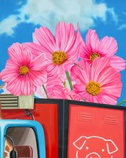 korean art, Delivering Flowers - DOKHBI ARTWORKS Nam ji hyung Painting