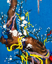 Destiny 2 surface detail - Bunchae on Jangji by Hwui yeon Lee, Korean fine art 2024