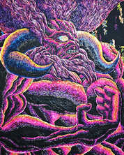 DR oud close-up detail, brushwork texture by Korean artist Kang Hoon