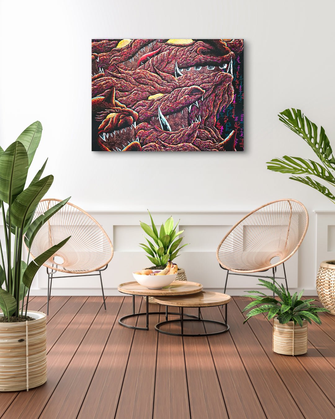 Korean contemporary painting DR oud_KANGHOON by Kang Hoon, interior wall art decor