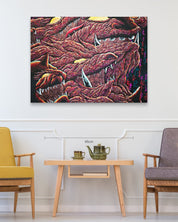 DR oud_KANGHOON size reference 130.3x97cm - original Korean painting by Kang Hoon