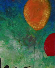 korean art, Dragon Camel with balloons - DOKHBI ARTWORKS Painting Yun Song-A