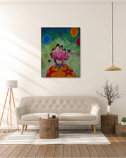 korean art, Dragon Camel with balloons - DOKHBI ARTWORKS Painting Yun Song-A