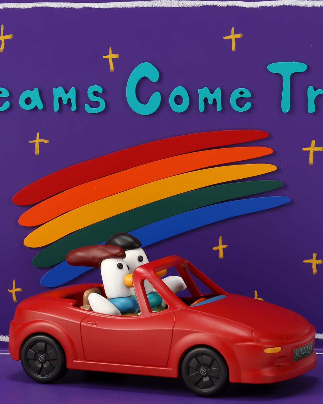 korean art, Dreams Come True - DOKHBI Jung Seyoon Mixed Media Sculptures & Statues