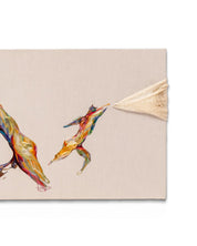 Essence Unveiled II surface detail - spandex silk thread embroidery by Ji Young Kim, Korean fiber art 2023