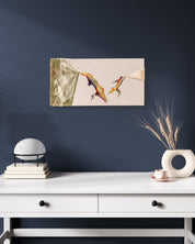 Korean contemporary silk embroidery Essence Unveiled II by Ji Young Kim, interior wall art decor