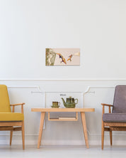 Essence Unveiled II size reference 50x25cm - original Korean silk embroidery art by Ji Young Kim