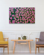korean art, Eternal in the Moment - Time’s Beautiful Veil - DOKHBI ARTWORKS LILY Painting ARTWORKS dokkaebi dokebi k - art Eternal in the Moment - Time's Beautiful Veil size reference 116.8x72.7cm - original Korean painting by LILY DOKHBI