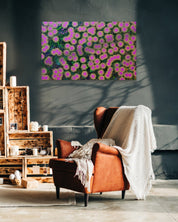 korean art, Eternal in the Moment - Time’s Beautiful Veil - DOKHBI ARTWORKS LILY Painting ARTWORKS dokkaebi dokebi k - art Korean contemporary painting Eternal in the Moment - Time's Beautiful Veil by LILY, interior wall art decor DOKHBI