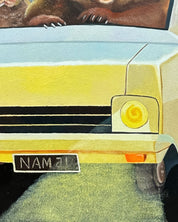 korean art, Family car - DOKHBI ARTWORKS Nam ji hyung Painting