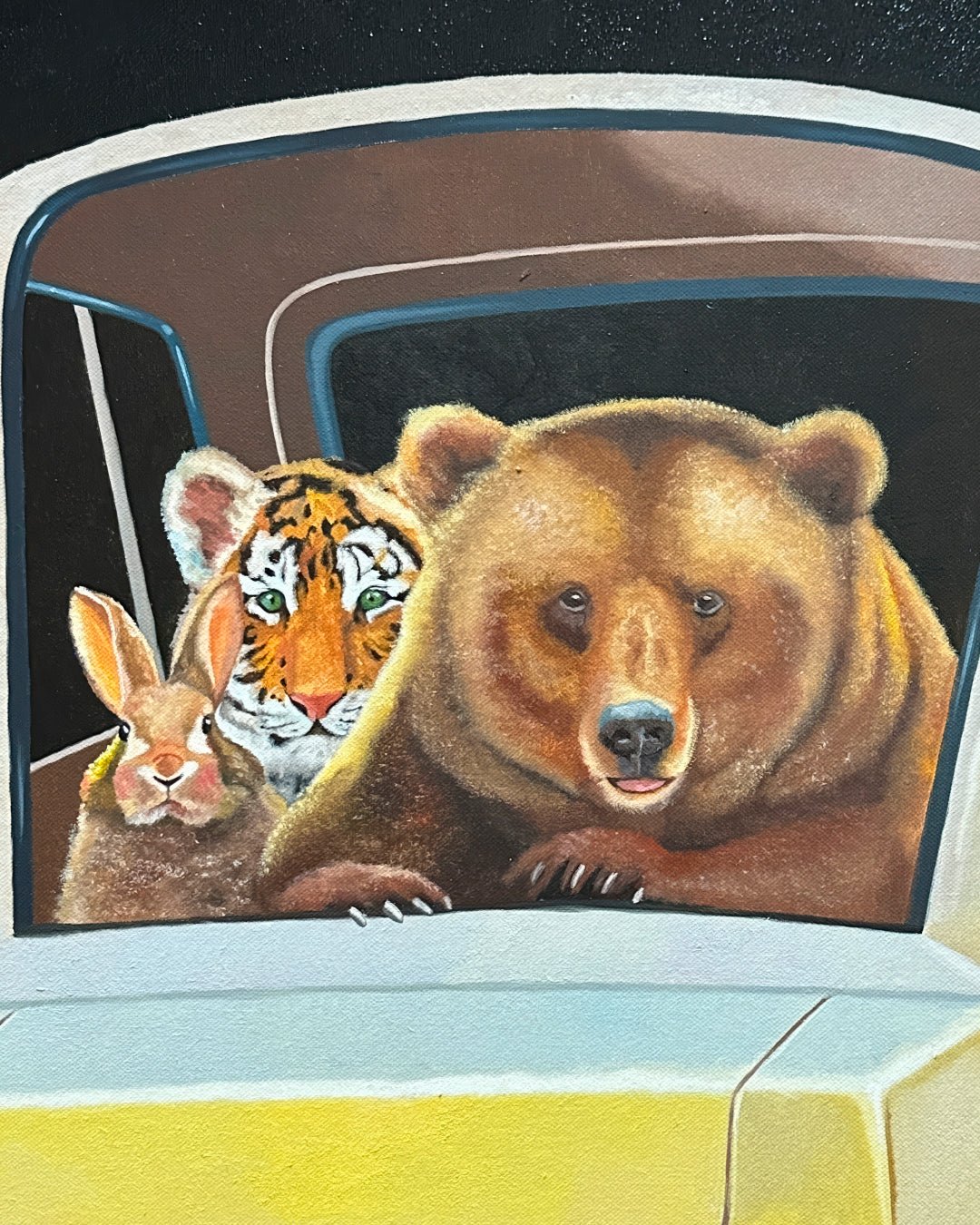 korean art, Family car - DOKHBI ARTWORKS Nam ji hyung Painting