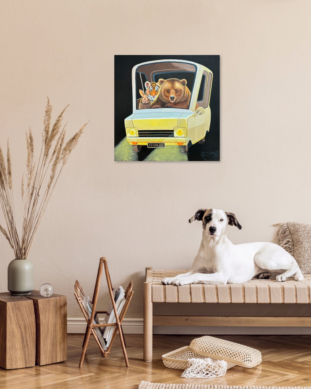 korean art, Family car - DOKHBI ARTWORKS Nam ji hyung Painting