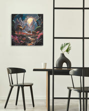 korean art, Family Trip to fantasy land - DOKHBI ARTWORKS Painting Yun Song - A ARTWORKS dokkaebi dokebi k - art Korean contemporary painting Family Trip to fantasy land by Yun Song - A, interior wall art decor DOKHBI