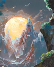 korean art, Family Trip to fantasy land - DOKHBI ARTWORKS Painting Yun Song - A ARTWORKS dokkaebi dokebi k - art Family Trip to fantasy land surface detail - Acrylic on Canvas by Yun Song - A, Korean fine art 2024 DOKHBI