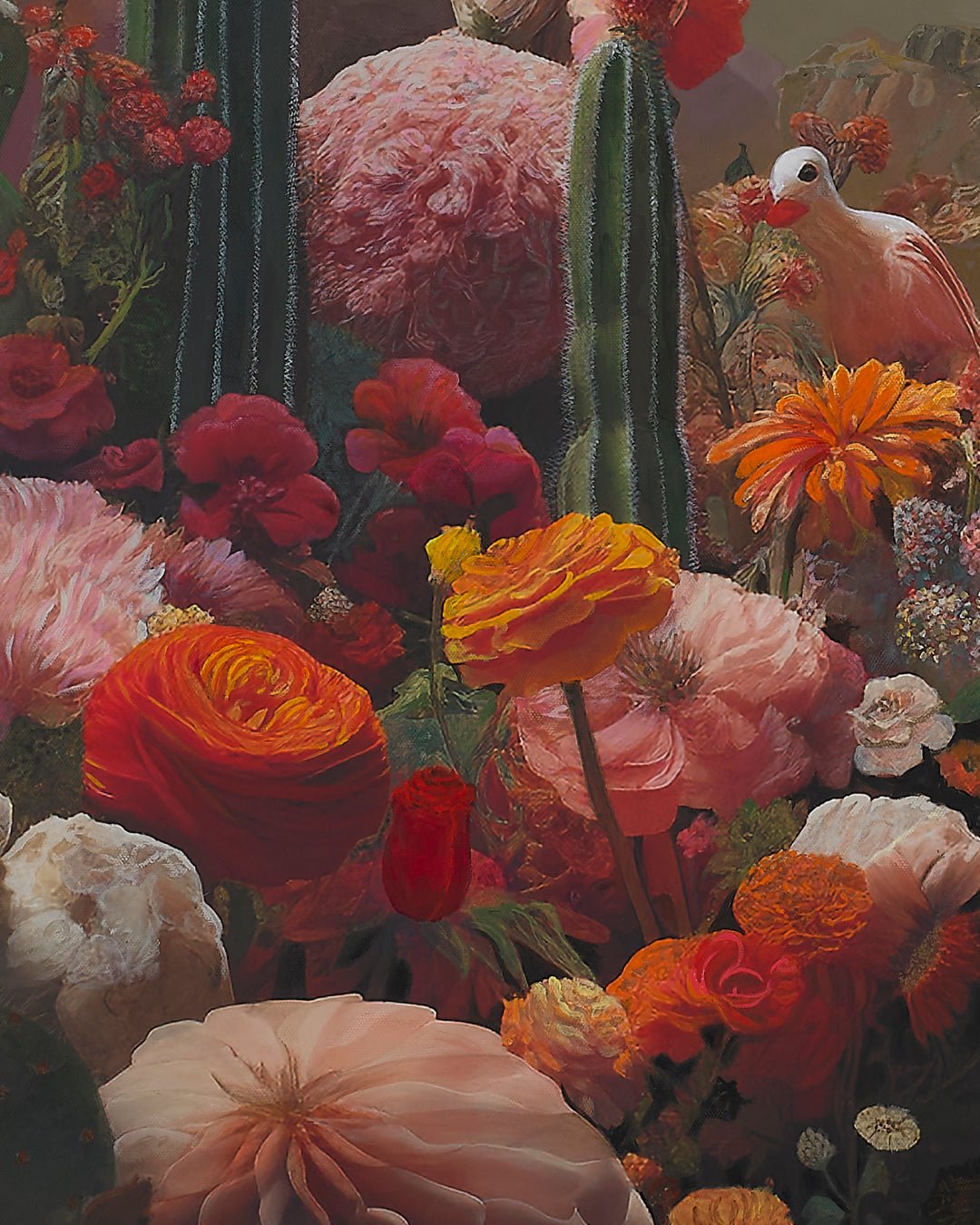 korean art, Fantasy Land of Camel - DOKHBI ARTWORKS Painting Yun Song - A