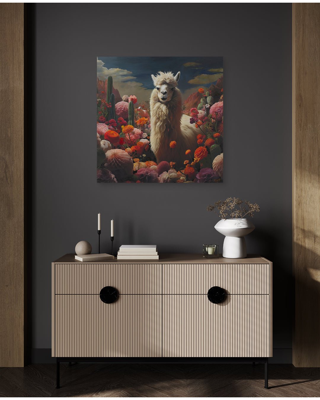 korean art, Fantasy Land of Camel - DOKHBI ARTWORKS Painting Yun Song - A ARTWORKS dokkaebi dokebi k - art Korean contemporary painting Fantasy Land of Camel by Yun Song - A, interior wall art decor DOKHBI