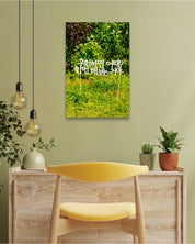 Dare to Remember by SeongHa LEE displayed in modern living room, original Korean fine art photography 2025
