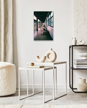 Father by SeongHa LEE displayed in modern living room, original Korean fine art photography 2024