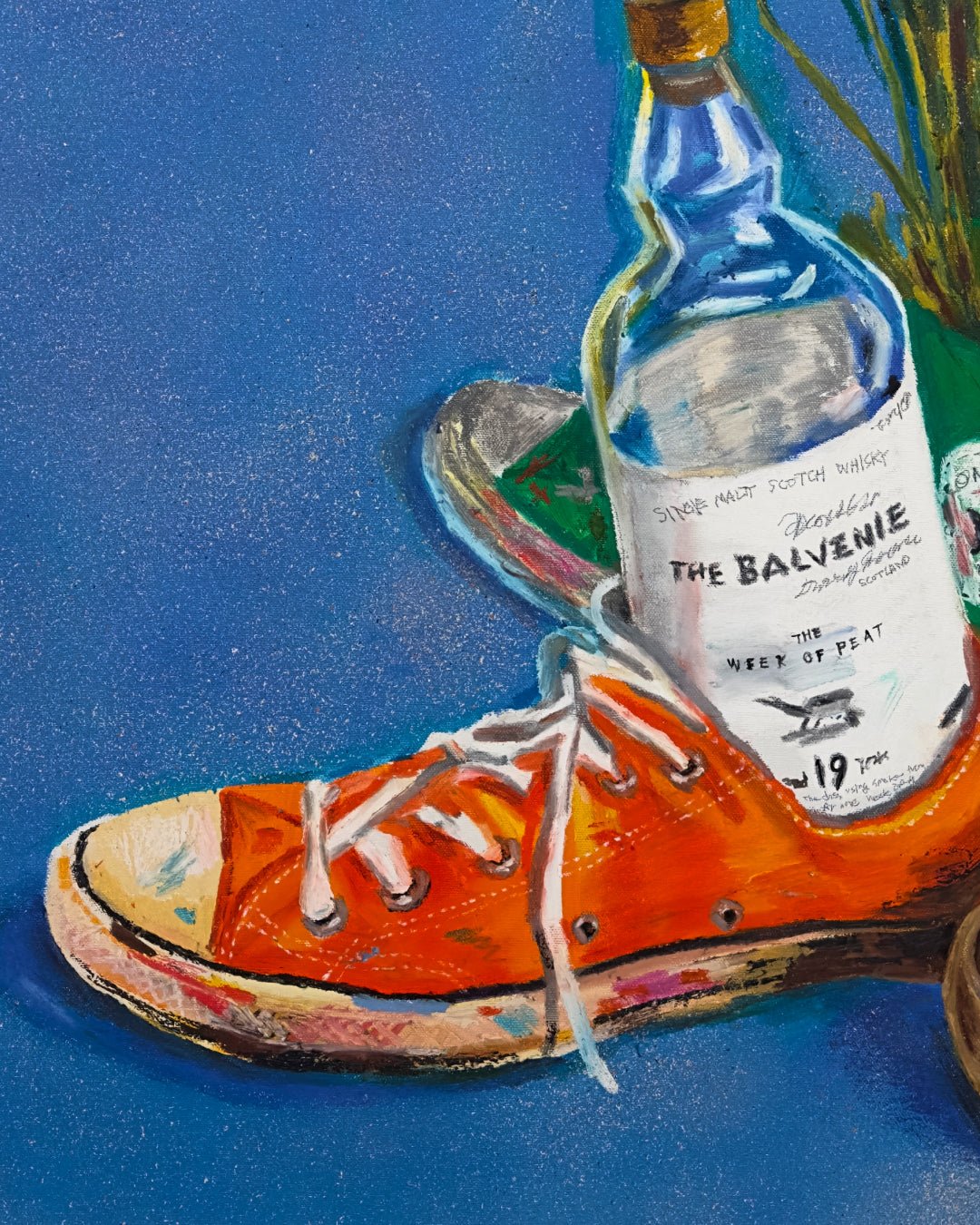 korean art, Flower and Whiskey - DOKHBI ARTWORKS Feeldog Painting