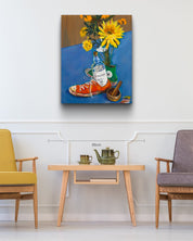 korean art, Flower and Whiskey - DOKHBI ARTWORKS Feeldog Painting