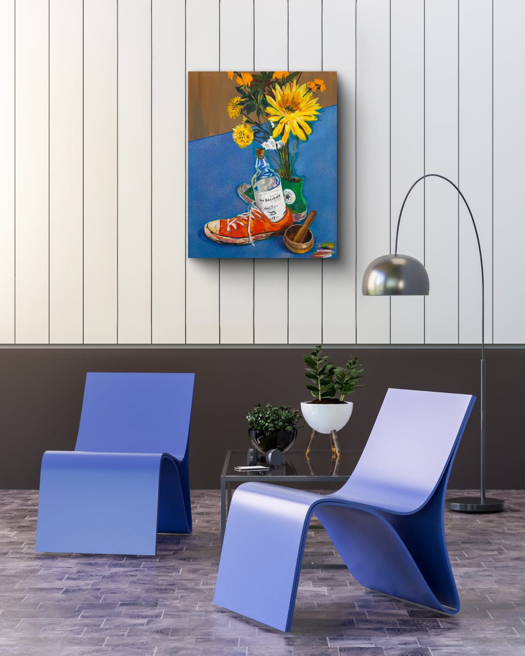 korean art, Flower and Whiskey - DOKHBI ARTWORKS Feeldog Painting