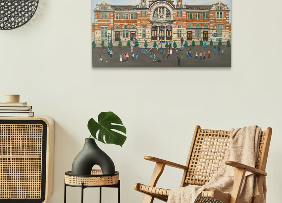 korean art, Former Seoul Station - DOKHBI ARTWORKS KANGZi Painting ARTWORKS dokkaebi dokebi k - art Former Seoul Station DOKHBI