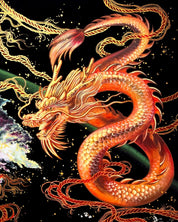 Fortune close-up detail, Bunchae pigment texture by Korean artist Hwui yeon Lee