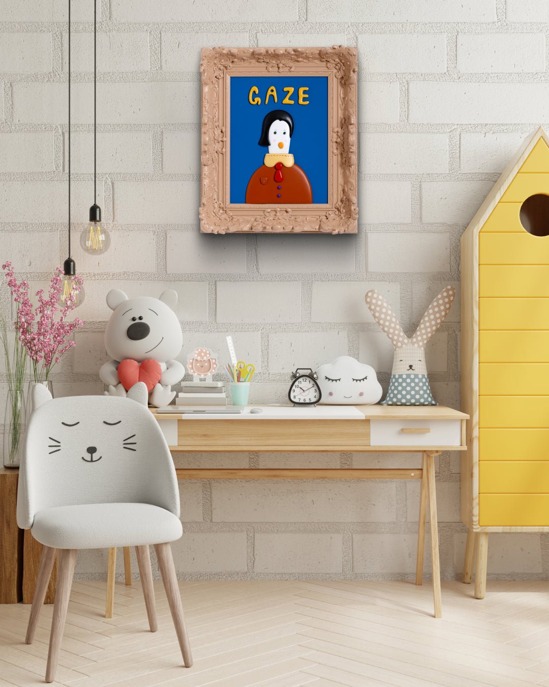 korean art, GAZE - DOKHBI Jung Seyoon Mixed Media Sculptures & Statues