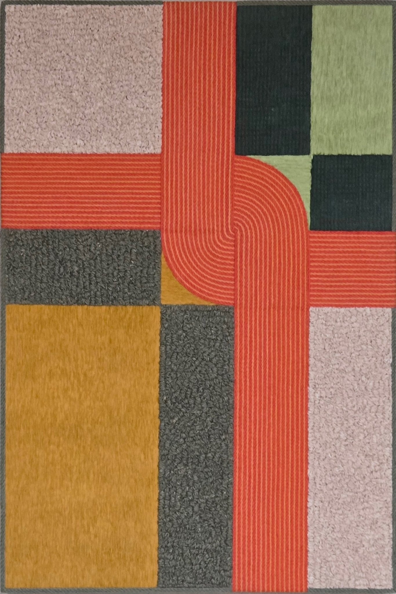 Gift 3 (Orange) - Hanji and Bimji on panel 60.6×40.9cm by Lee Yu-mi (Haerang), Korean Contemporary Art 2023