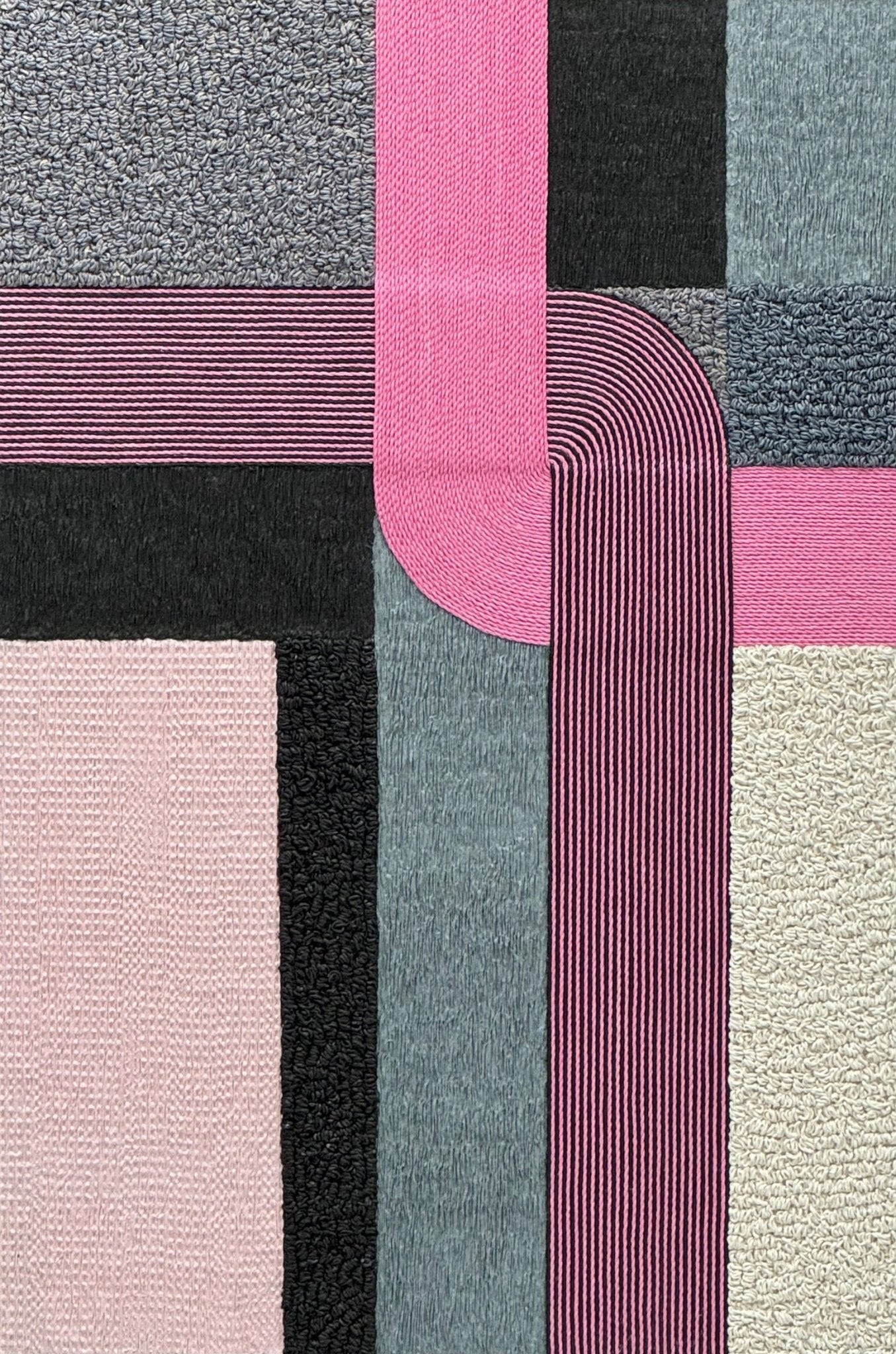 Gift 4 (Pink) - Hanji and Bimji on panel 60.6×40.9cm by Lee Yu-mi (Haerang), Korean Contemporary Art 2023