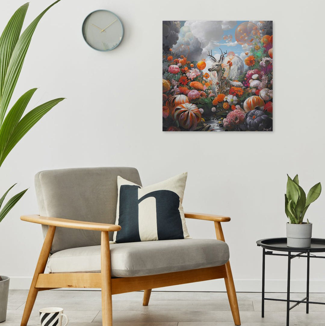 korean art, God of Prosperity - DOKHBI ARTWORKS Painting Yun Song - A