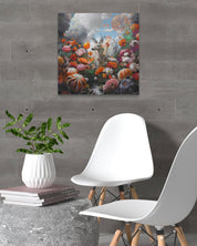 korean art, God of Prosperity - DOKHBI ARTWORKS Painting Yun Song - A ARTWORKS dokkaebi dokebi k - art Korean contemporary painting God of Prosperity by Yun Song - A, interior wall art decor DOKHBI