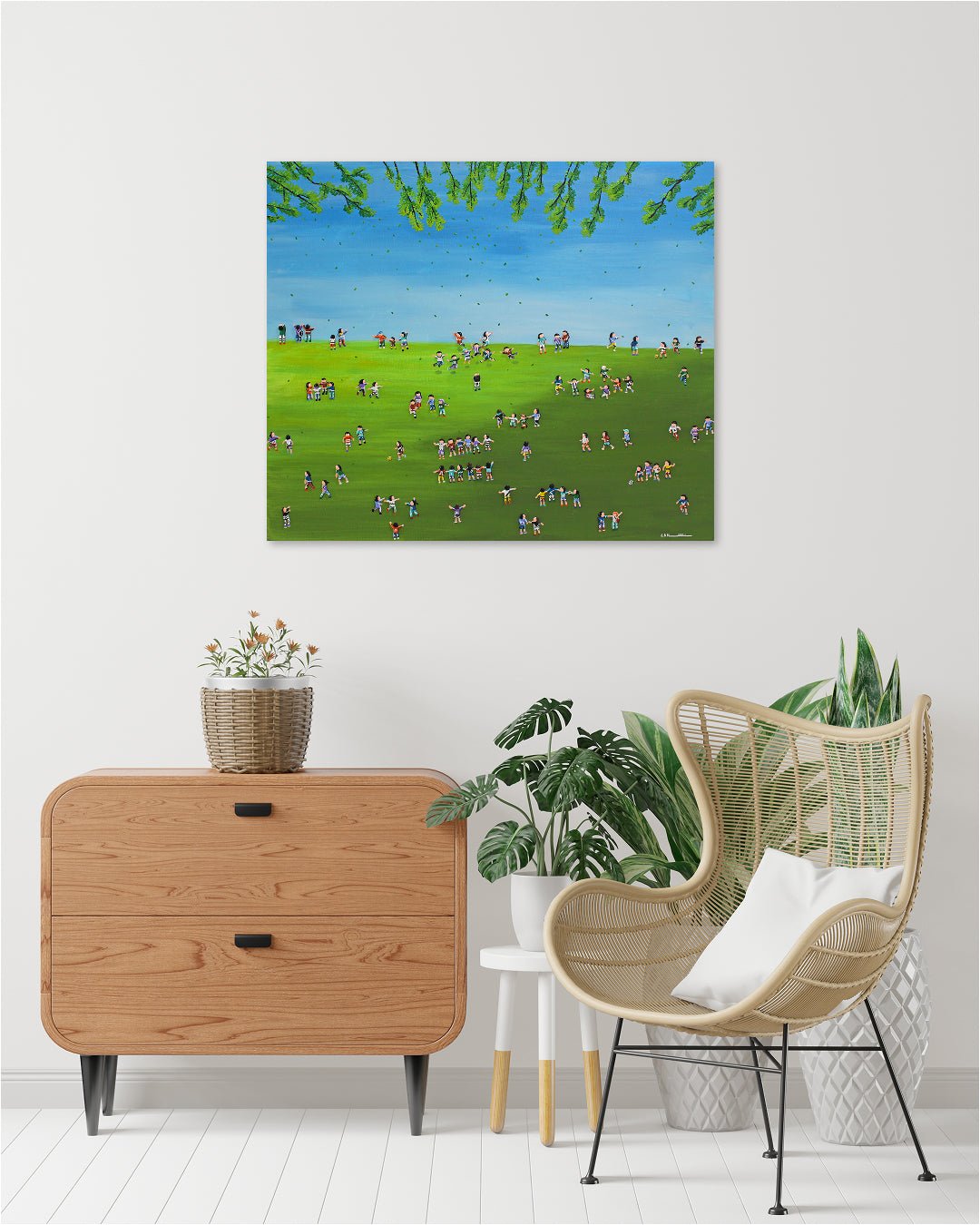 korean art, Green grass - DOKHBI ARTWORKS Lee Kyoung Hyun Painting