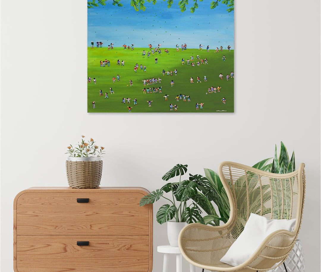 korean art, Green grass - DOKHBI ARTWORKS Lee Kyoung Hyun Painting