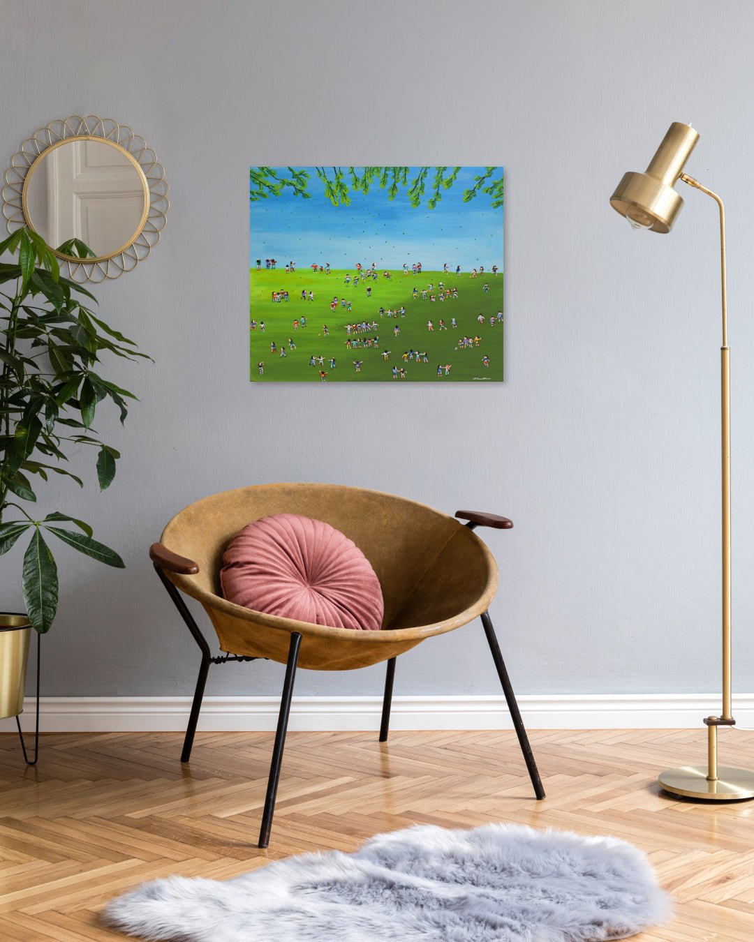 korean art, Green grass - DOKHBI ARTWORKS Lee Kyoung Hyun Painting