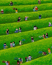 korean art, Green - tea - DOKHBI ARTWORKS Lee Kyoung Hyun Painting