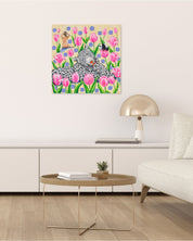 korean art, Grooming Time - DOKHBI Aira Choi ARTWORKS Painting