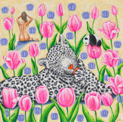 korean art, Grooming Time - DOKHBI Aira Choi ARTWORKS Painting