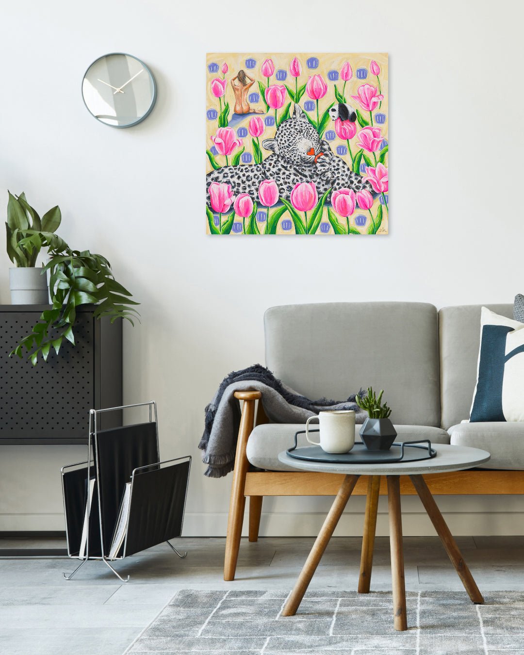 korean art, Grooming Time - DOKHBI Aira Choi ARTWORKS Painting