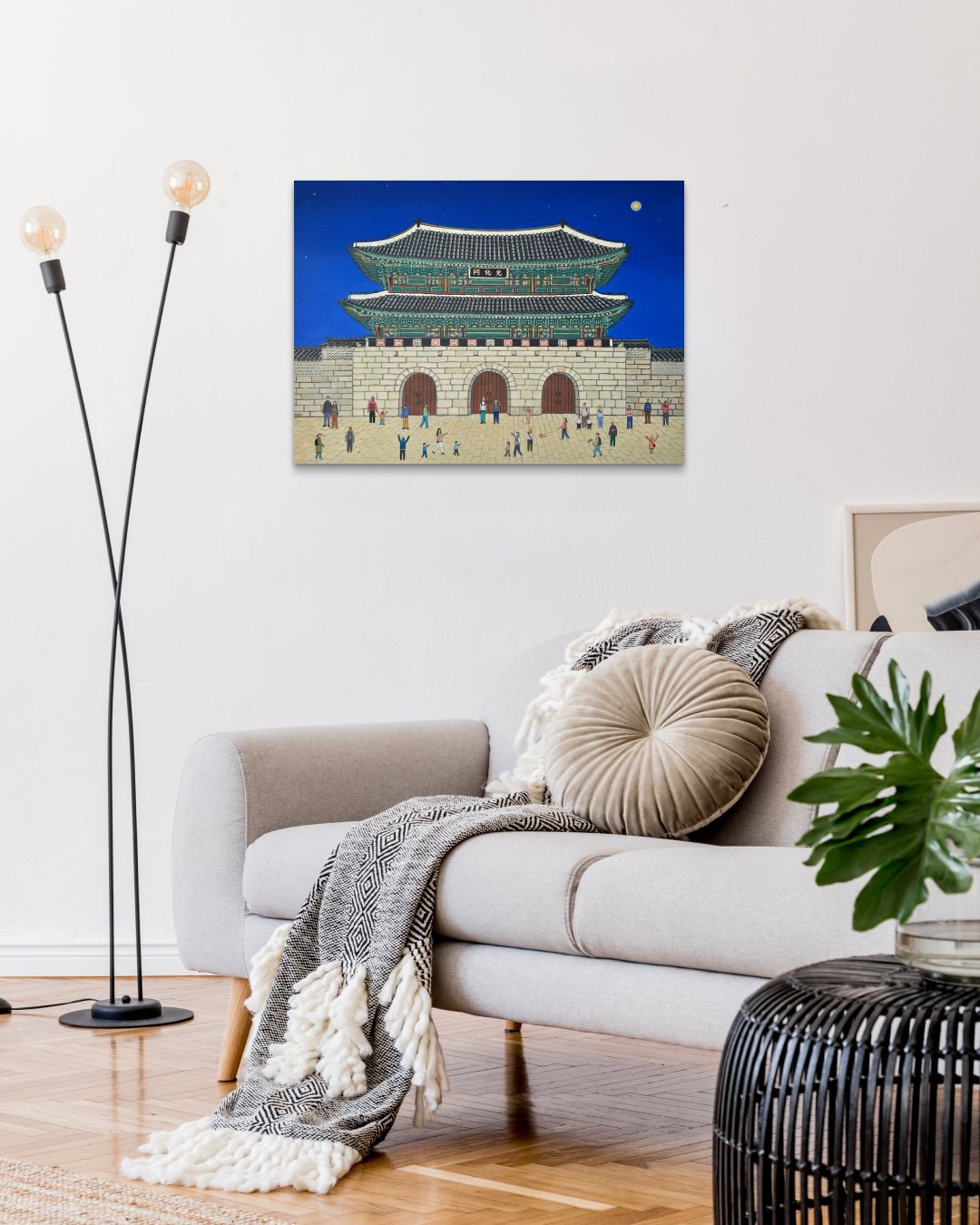 korean art, Gwanghwamun - DOKHBI ARTWORKS KANGZi Painting ARTWORKS dokkaebi dokebi k - art Gwanghwamun DOKHBI