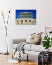 korean art, Gwanghwamun - DOKHBI ARTWORKS KANGZi Painting ARTWORKS dokkaebi dokebi k - art Gwanghwamun DOKHBI